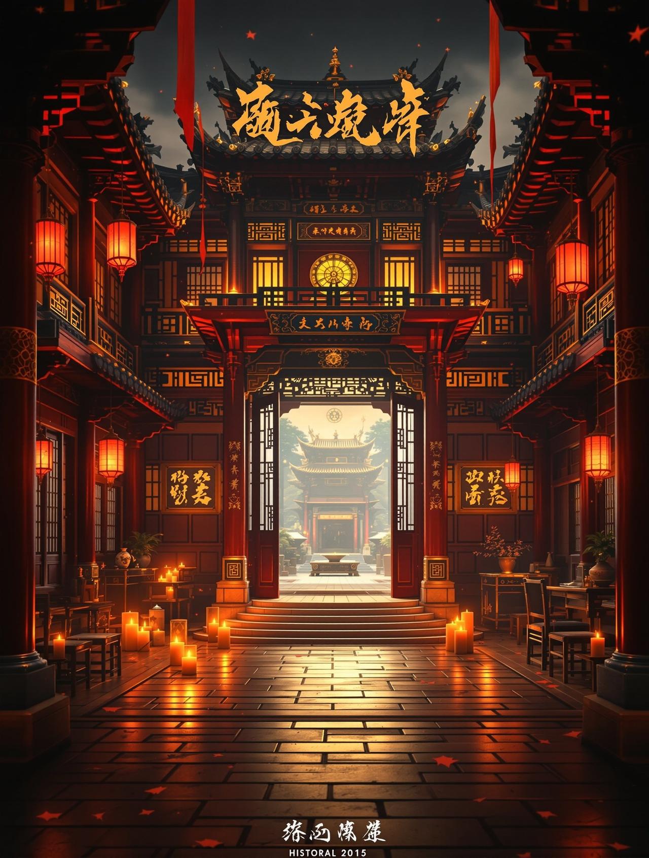 网站大片作品《长安夜未央》海报